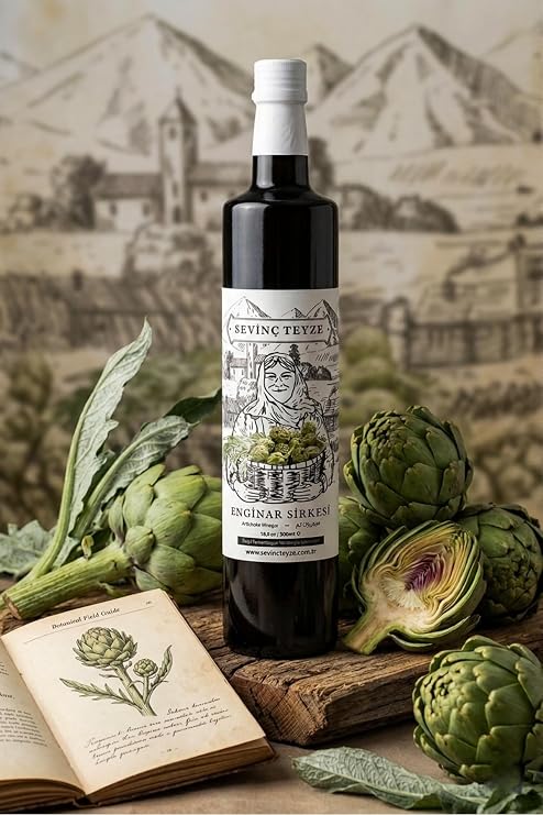 Sevinç Teyze Doğal Fermantasyon Enginar Sirkesi, Artichoke Vinegar 500Ml