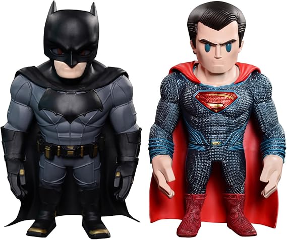 Hot Toys Batman VS Superman Dawn of Justice Bobblehead Figures (Blue/Red/Black/Grey) | Batman v Superman Dawn of Justice 5 Inch Static Figure Bobblehead Artist Mix Collection - Batman and Superman 902640