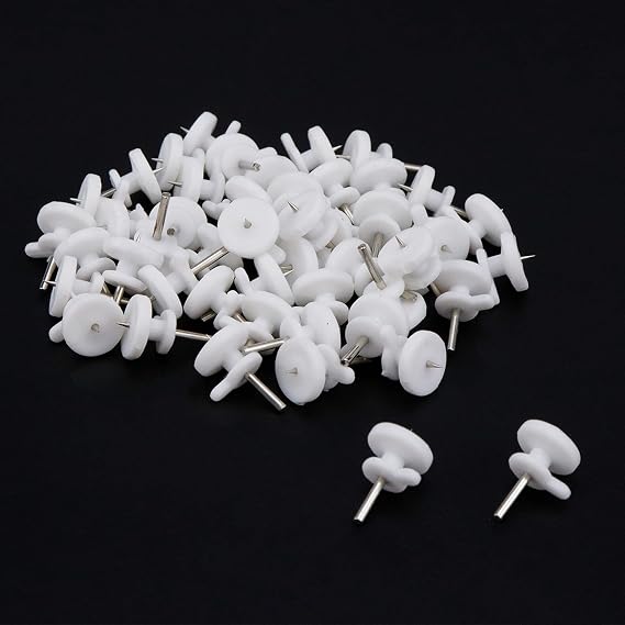 Crapyt 50 PCS Concrete Wall Hooks Invisible Hardware Hanging Hooks for Hanging Photos and Albums 0.39"0.67" Invisible Nail Hangers Tapestry Hangers