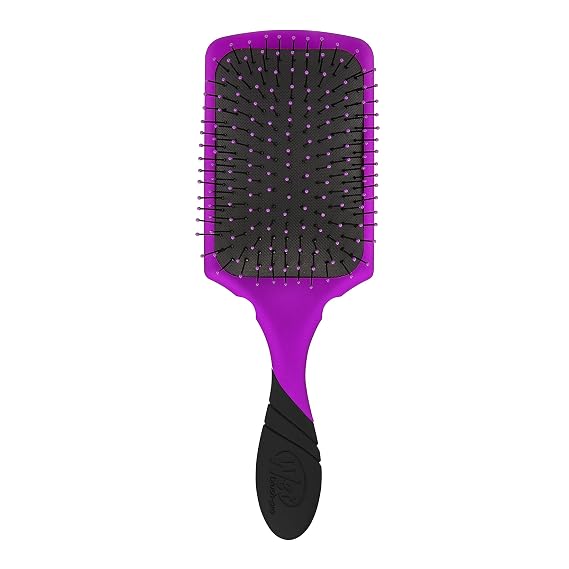 Wet Brush Pro Detangler Brush Paddle - Purple 1 Pc | Ergonomic EasyGrip Handle - Flexible Intelliflex Bristles, Limited Edition