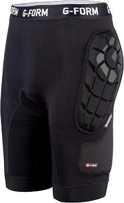 G-Form MX Short with Chamois - Padded, Breathable Protective Compression Shorts for MTB & Moto Sports