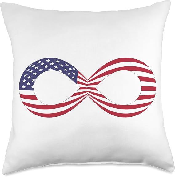 Infinity Symbol Throw Pillow