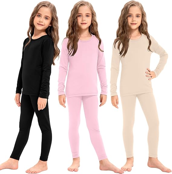 Silkfly 3 Set Thermal Underwear for Girls