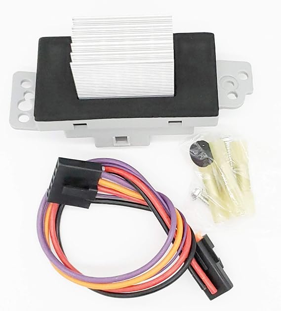 Holstein Parts 2BMR0087 Blower Motor Resistor - Compatible With Select Cadillac Escalade; Chevrolet Avalanche, Silverado, Suburban, Tahoe, Trailblazer; GMC Envoy, Sierra, Yukon, Yukon XL + More