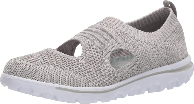 Propet Womens TravelActiv Avid Walking Walking Sneakers Shoes - Grey