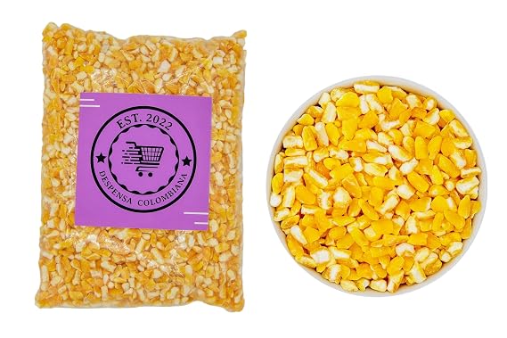 15 lbs Hominy Corn Maiz Trillado - Includes Dry Corn, Yellow Corn, Broken by Despensa Colombiana, Dried Corn Ideal for Cooking Hominy Corn Dried Dishes