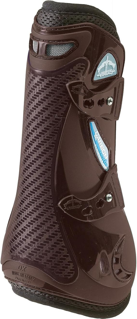 VEREDUS Unisex Carbon Gel Vento Open Front Boot Brown Large