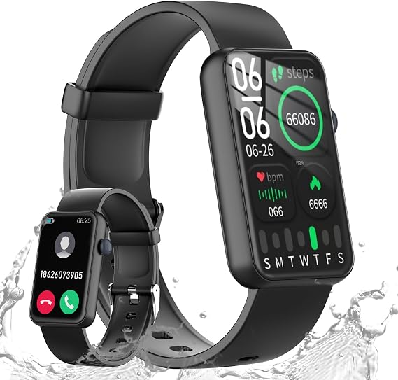 Smart Watch Health Fitness Tracker Watch for Women Men with Heart Rate Blood Oxygen Monitor Sleep Tracker 100+ Exercise Modes