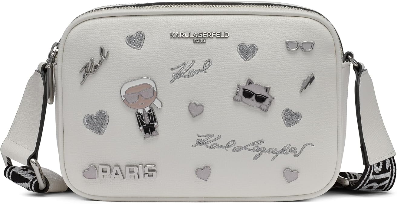 KARL LAGERFELD Women's Maybelle Pin Crossbody Handbag