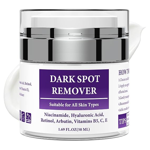 Dark Spot Remover for Face & Body, Advanced Corrector Cream with Niacinamide, Retinol, Arbutin, Hyaluronic Acid & Vitamins B5 C E, Fade Age Spots, Sun Spots, Freckles (1.69 Fl Oz)