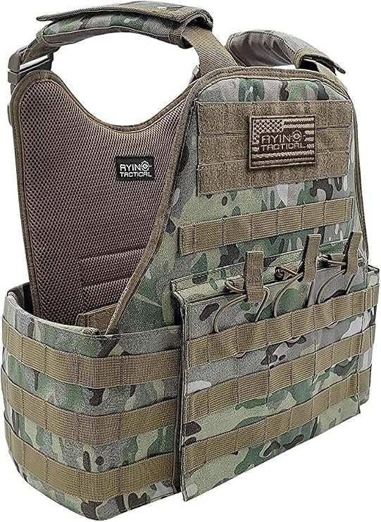 AYIN MOLLE Breathable Outdoor Vest with Hook and Loop attachment points