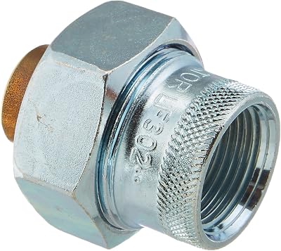 Rheem AP13045 Dielectric Union with 34-Inch Sweat and 34-Inch FPT, BrassZinc, Small