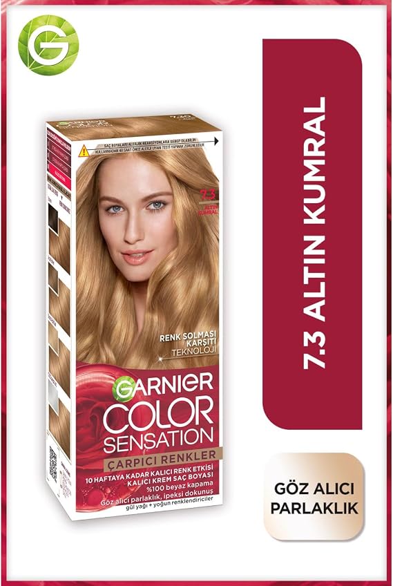 Garnier Çarpıcı Renkler 7.3 Altın Kumral Saç Boyası