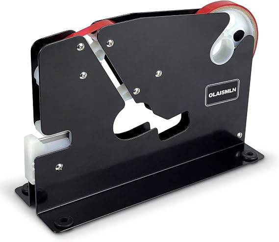 Tape Bag Sealer with Trimmer, Built-in Sharper Blade, Clear Plastic Bags Sealing Machine for Cookie, Bread and Ground Meat Packaging (Include Tape)