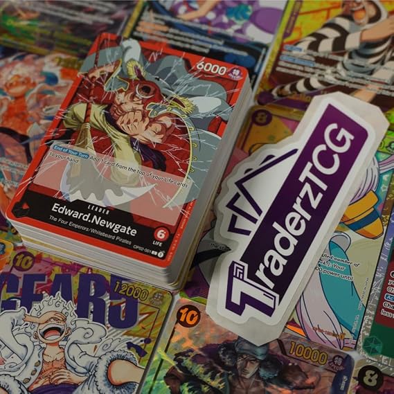 50 English One Piece Cards with  SR, 1 in 20 Packs Contain a Secret Rare!