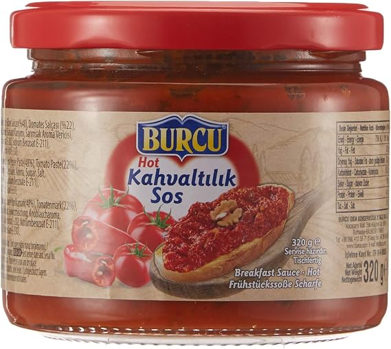 Burcu Gıda 320 Gr Breakfast Sauce Hot
