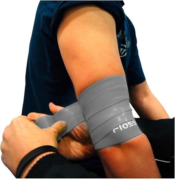 Flossband extra stark Grau
