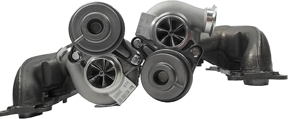 VIV Upgraded V3 TD04-19T 6+6 blades 49131-07031+07041/051 Billet Twin Turbochargers Compatible with E88 E60 E61 E89 E93 135i 535i Z4 (335i-RHD)