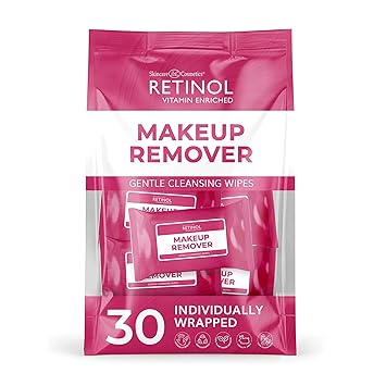 LIVAURA Individually Wrapped Makeup Remover Wipes Face Wipes for Women Cleansing, Facial Cleansing Wipe, Micellar Make up Removing Wipe for Face, Travel Size Face Wipes for Sensitive Skin