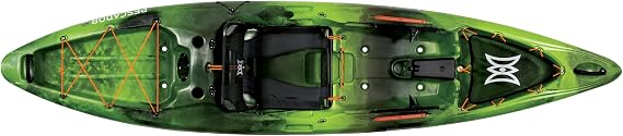 Perception Pescador Pro 12 | Sit on Top Fishing Kayak with Adjustable Lawn Chair Seat | Large Front and Rear Storage | 12
