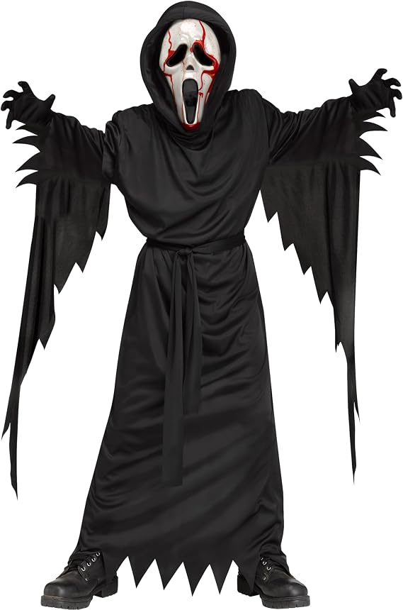 Fun World Bleeding Ghost Face Child Costume, Medium