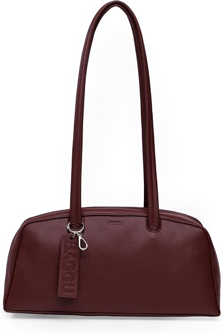BAGGU Recycled Leather Bowler Bag