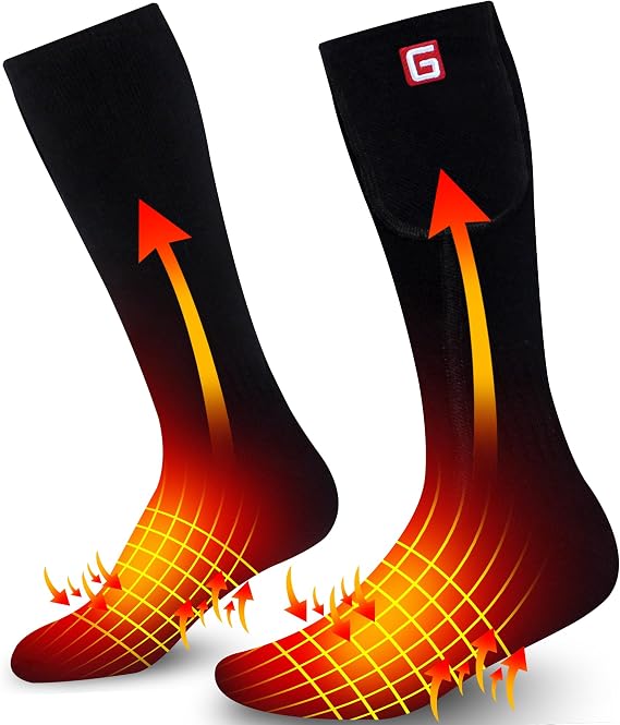 Electric Heated Socks for Teenagers Youth,Rechargeable Battery Powered Operated Heated Socks for Middle Senior High School