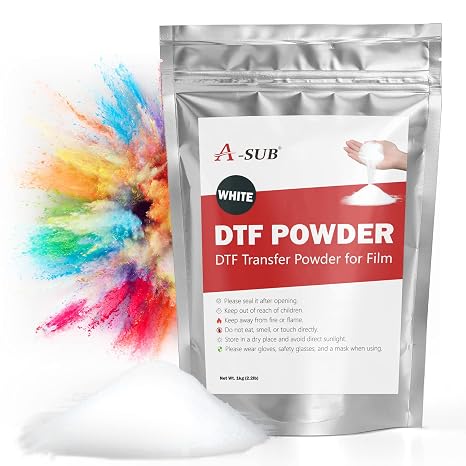 A-SUB DTF Powder White 1KG / 35.3 oz