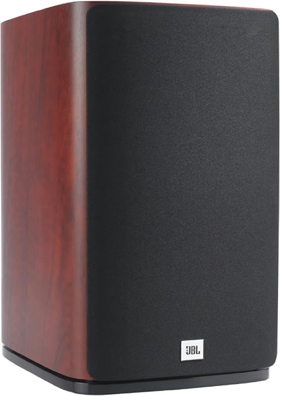 JBL Studio 620, Red Wood - High-Performance Bookshelf Loudspeaker - with 5.25 PolyPlas Cone Woofer, 2414H-1 Compression Driver & Magnetic Grille