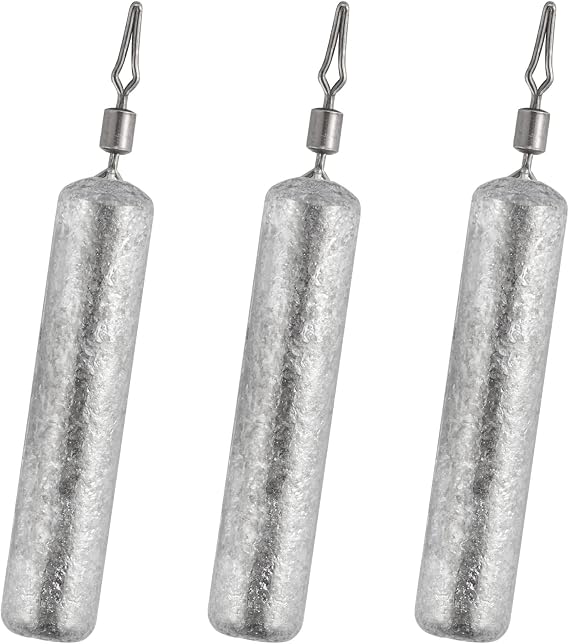 Dr.Fish Drop Shot Fishing Weights with Swivel Bass Pencil Sinkers
