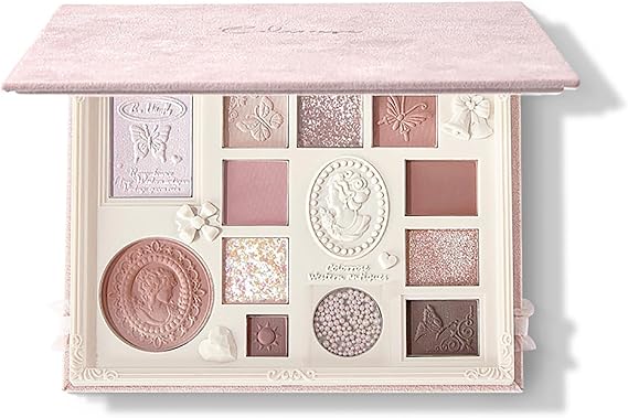 Colorrose Eyeshadow Palette, Highlights, Cheek, All-in-One Palette, Popular, Chinese Cosmetics, Waterproof, High Color, Long Lasting, Cute Gift