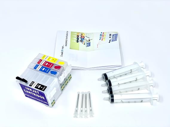 Ink Refill kit (T252 cartridges) for Workforce WF-3620 WF-3640 WF-7620 WF-7610 WF-7110 (Empty refillable Cartridges)