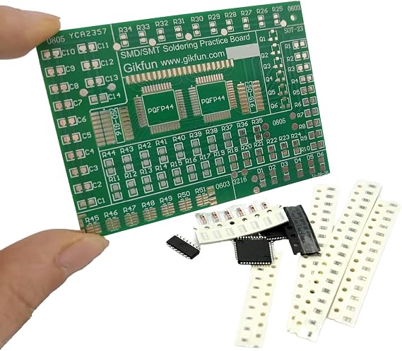 Gikfun DIY SMD/SMT Components Practice Board Soldering Skill Training Kit AE1173
