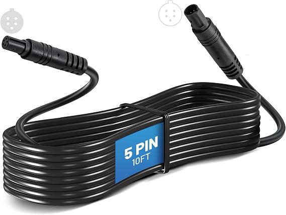 EWAY 5 Pin Dash Cam Extension Cable 10ft, for Car SUV Truck Trailer RV Mirror Dashcam Rear View Backup Dashboard Recorder Camera 5Pin Male to Female Extender Wire Cord 10 Feet/3M