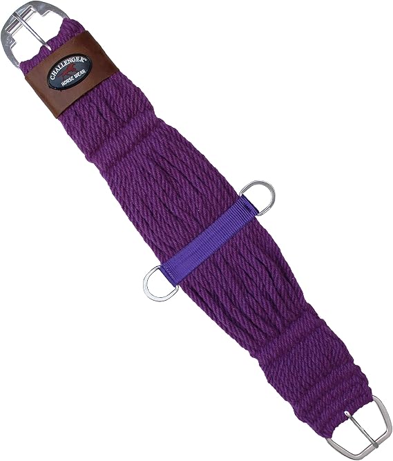 Western 27 Strand Double Weave Purple Mohair Roper Cinch 97RT07PP