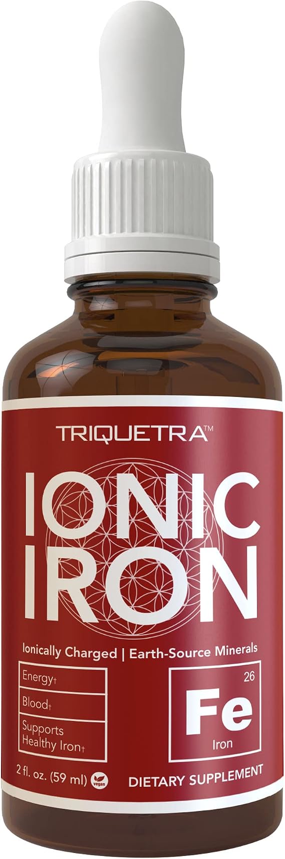 Ionic Liquid Iron Supplement, Small 5-Drop Serving for Easy Use, Unflavored