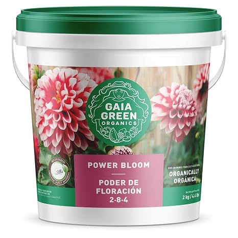 GAIA GREEN Easy to Use Long Lasting Multi-Ingredient Power Bloom for Root Development, Flowering and Fruiting Plants, 2 Kilograms