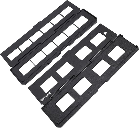 35mm Film Holder, 6 Frame Negative Film and 4 Frame Slide Holder for 135mm Films, Compatible with Most Scanners, Easy to Use No Assembly Required Gently Flattens and Protects