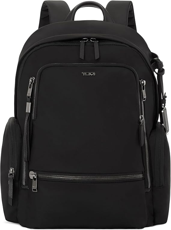 TUMI Voyageur Celina Backpack, Holds Up to 16" Laptop, Black/Gunmetal