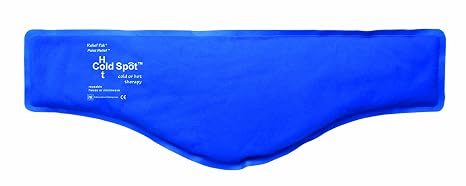 Relief Pak 11-1294 Cold and Hot Fabric Compress, Neck Contour, 7" x 22"