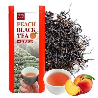 Xin Qing Taiwan Peach Black Tea Peach Tea Herbal Tea Taiwan Alpine Black Tea 75g