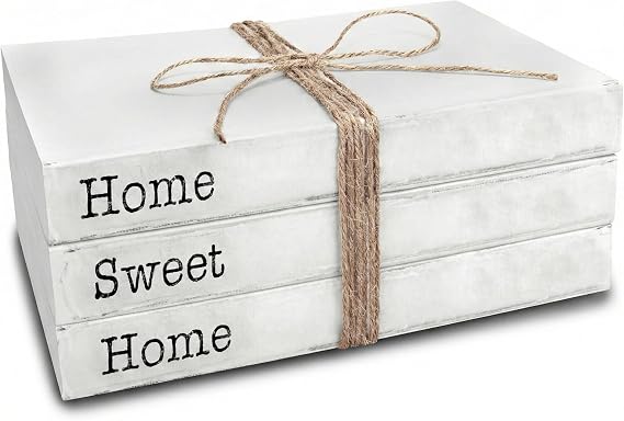 TenXVI Designs Home Sweet Home Decorative Books Set
