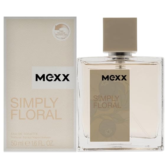 MEXX Simply Floral Eau de Toilette Spray, 1.6 Fl Oz