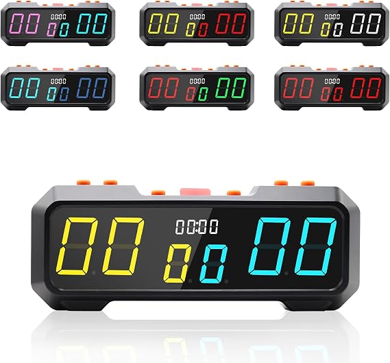Rechargeable Electronic Scoreboard, Digital Score Keeper for Sports & Games