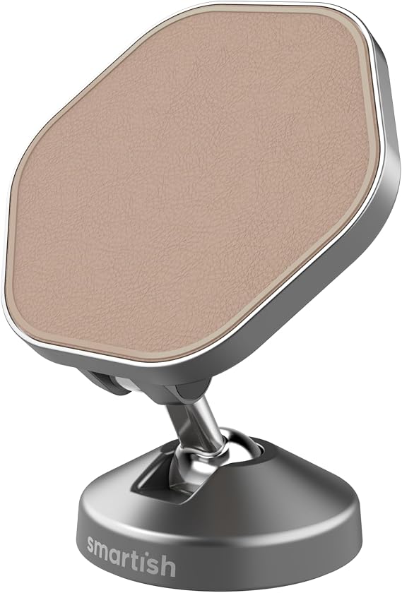 Smartish MagSafe Car Phone Holder, Mountaineer Car Mount, Magnetic, Tan