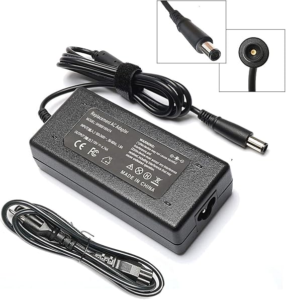 TSKYBEAR 90W AC Adapter Laptop Charger Compatible with Hp Elitebook 8460p 8470p 8440p 8560p 8760p 8460w 8470w 8570w Probook 4430s 4440s 4520s 4530s 4540s Compaq 6730b 6530b 6560b Notebook Power Cord
