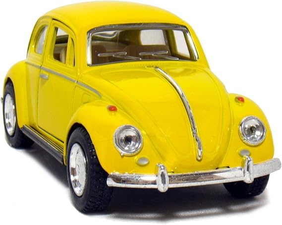 13cm 1967 Volkswagen Classic Beetle 1:32 Scale (Yellow)