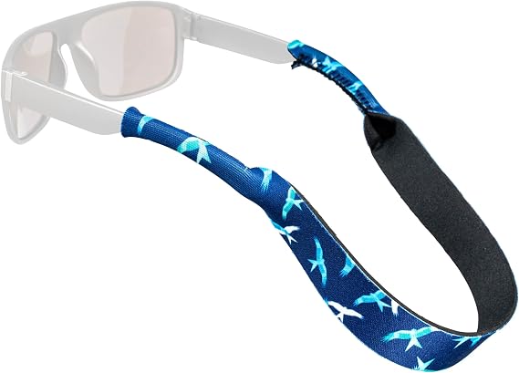Chums Neoprene Glasses Strap - Patterned Eyewear Retainer & Durable Floating Sunglasses Sport Strap