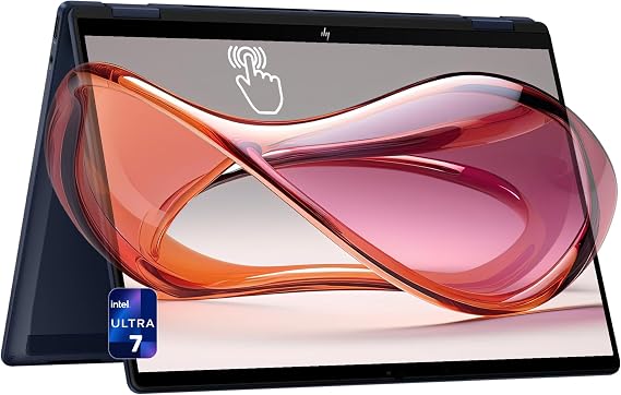HP OmniBook X Flip 2-in-1 Copilot+ Laptop, Intel Ultra 7-256V, 16GB LPDDR5x RAM, 1TB PCIe SSD, 14" 2K(1920x1200) Touchscreen, Intel Arc 140V, Backlit Keyboard, W11Home, Atmospheric Blue