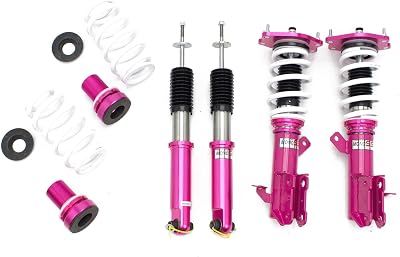 Godspeed MSS0193 MonoSS Coilover Lowering Kit, Fully Adjustable, Ride Height, Spring Tension And 16 Click Damping, compatible with Chevrolet Malibu 2016-21
